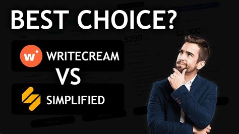 Writecream Vs Simplified Features Pricing And Use Cases Compared