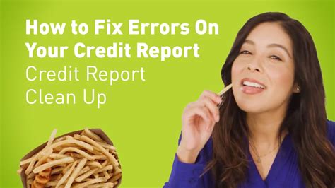 How To Fix Errors On Your Credit Report Credit Report Clean Up YouTube