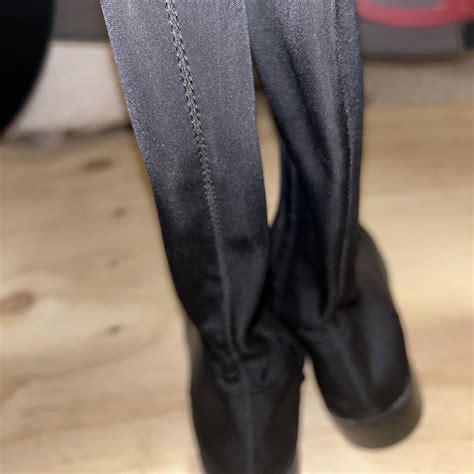 Black Sleek Riding Boots Depop