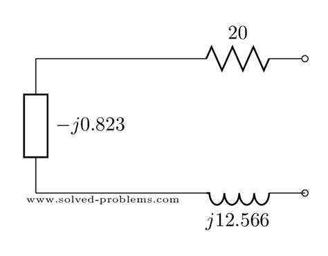 Find Equivalent Impedance Ac Steady State Analysis Solved Problems