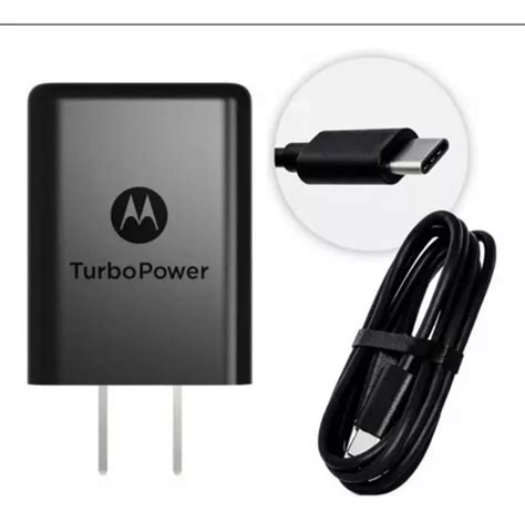 Turbo Power Cargador Para Motorola W Tipo C G G G G Color Negro