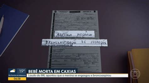 V Deo Laudo Do Iml Aponta Que Beb Morta Em Caxias Foi V Tima De