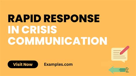 Rapid Response In Crisis Communication Examples