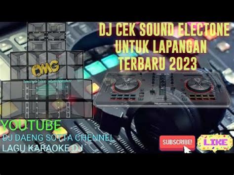 Dj Cek Sound Electone Terbaru Awas Jeboll Youtube