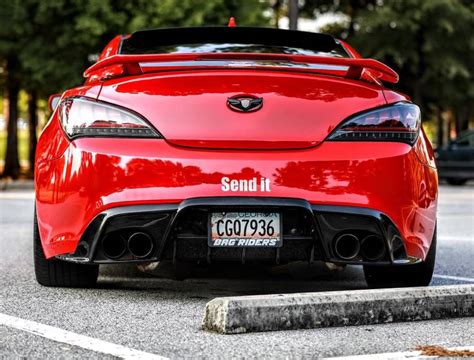 Hyundai Genesis Coupe Vip Carbon Fiber Rear Diffuser