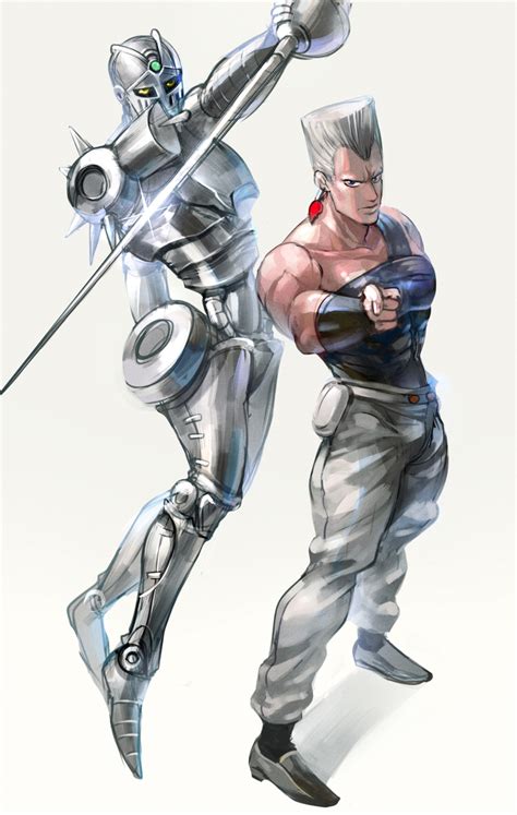 Jean Pierre Polnareff And Silver Chariot Jojo No Kimyou Na Bouken And 1 More Drawn By