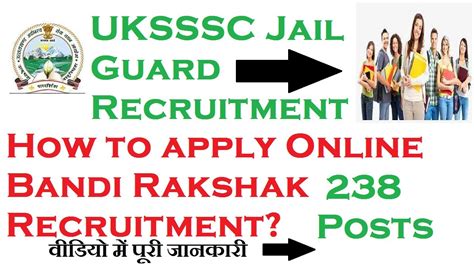 Uksssc Jail Guard Recruitment Uttarakhand Bandi Rakshak Jobs Apply