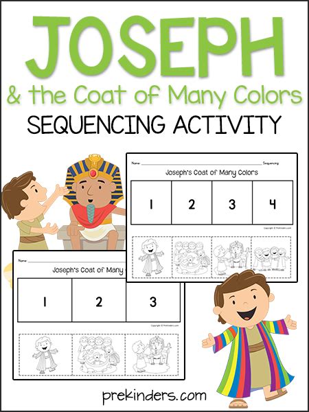 Joseph And The Coat Sequencing Activity Prekinders