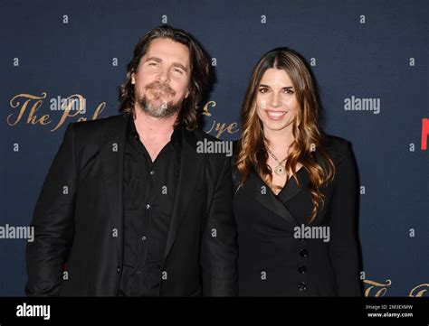 Los Angeles California December 14 L R Christian Bale And Wife Sibi Blazic Attend The