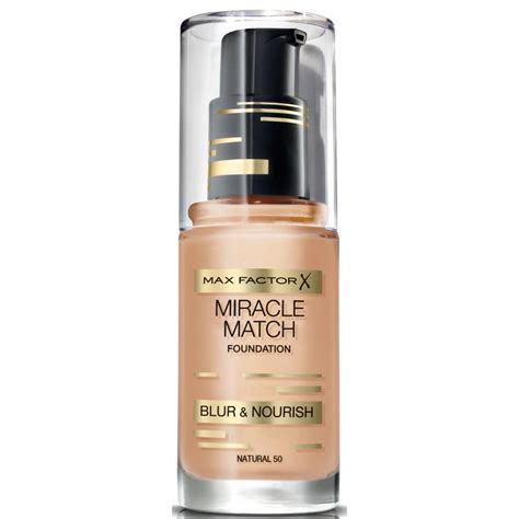 Max Factor Miracle Match Foundation Natural 50