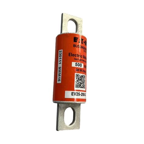 Bussmann Original 500VDC 200A Cylindrical Ceramic High Voltage Fast