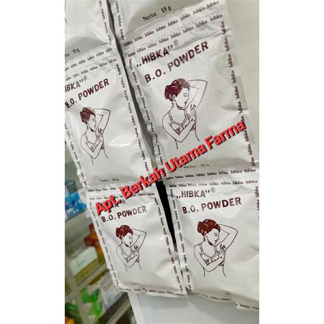 Jual Bedak Hibka Sachet Gr Anti Keringat Bau Badan Shopee Indonesia