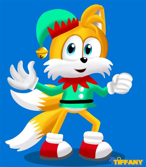 Christmas Tails Sonic The Hedgehog By Angrybirdstiff On Deviantart