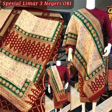 Jual Spesial Songket Limar Negeri Ori Songket Tenun Palembang Asli