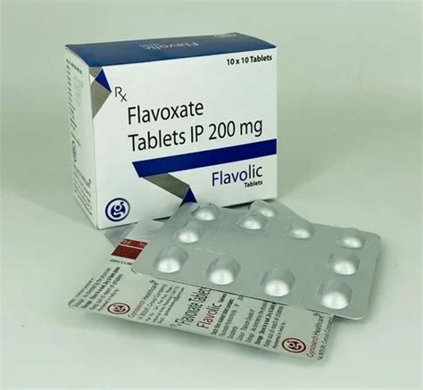 Flavoxate Tablets Ip 200mg At 1790 Box Flavoxate Tablet In