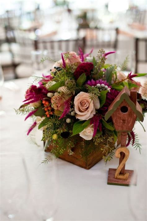 Rustic Wooden Box Wedding Centerpiece Ideas Page Hi Miss Puff