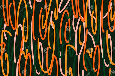 Trendy Abstract Vector Banner With Bright Colorful Serpentine Ribbons