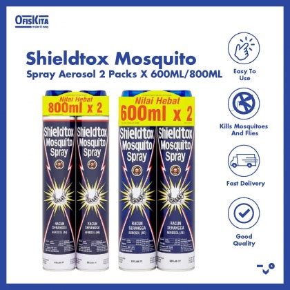 Ofiskita Shieldtox Mosquito Spray Aerosol Packs X Ml Ml