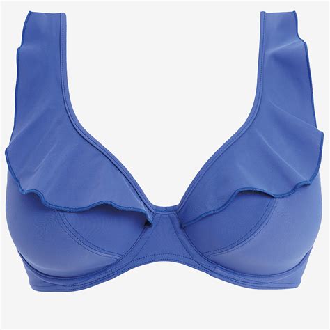 FREYA Jewel Cove Halter Bikini Top Met Beugel Plain Azure BHSupport