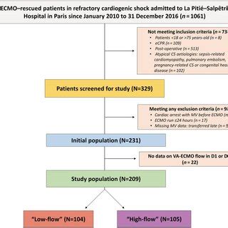 Flow Chart Of The Study Population CS Cardiogenic Shock D1 Day 1