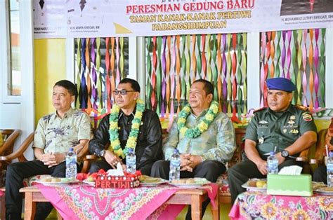 Wako Psp Resmikan Gedung Baru Tk Pertiwi Harian Tabagsel