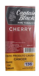 TABACO PARA CACHIMBO CAPTAIN BLACK CHERRY Charutaria Curitiba