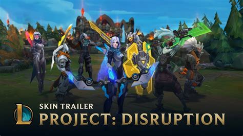 Project Disruption Skins Trailer League Of Legends Youtube