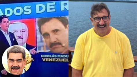 Tv Chilena Confunde Maduro Com Ratinho - Jornal chileno confunde Ratinho com Nicolás Maduro: 'Tem que fazer DNA'
