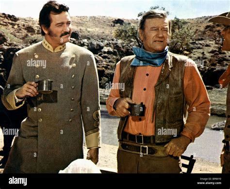 Rock Hudson John Wayne The Undefeated Stock Photo Alamy