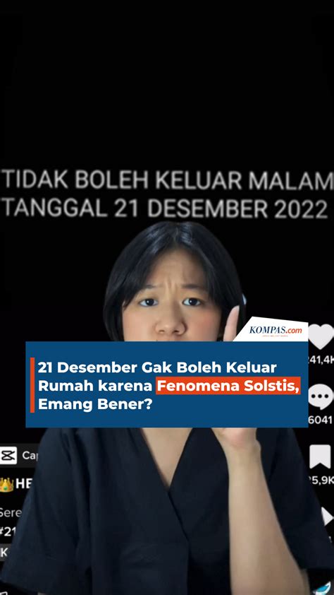 Desember Gak Boleh Keluar Rumah Karena Fenomena Solstis Emang Bener