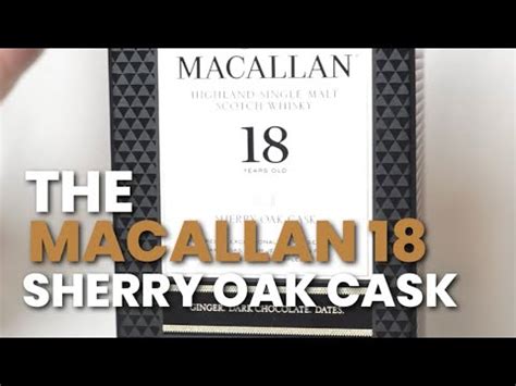 500 MACALLAN 18 Year Sherry Oak Cask REVIEW YouTube