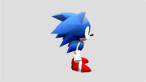 srb2-sonic - 3D model by crimnite800 [f3d23e0] - Sketchfab