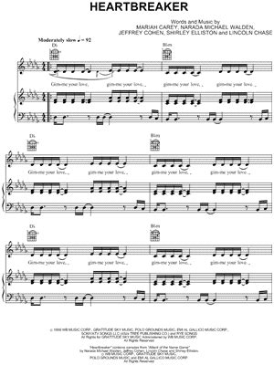 Heartbreaker Sheet Music Arrangements Available Instantly