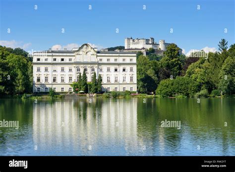 Salzburg Pond Leopoldskroner Weiher Castle Schloss Leopoldskron In