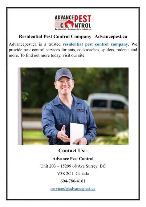 Ppt Residential Pest Control Company Advancepest Ca Powerpoint