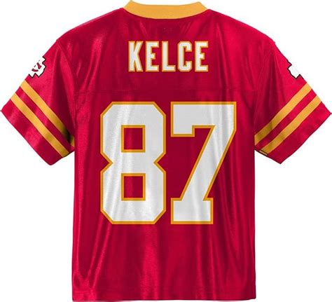 Travis Kelce Kansas City Chiefs 87 Red Youth Home Player Jersey