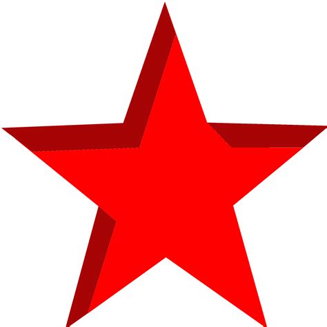 Red Star Png Transparent Image Download Size 2000x2000px