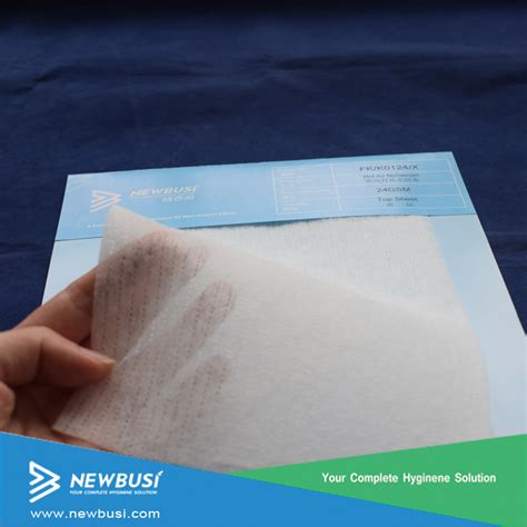 Perforated Hot Air Nonwoven Topsheet Of Sanitary Pad Hot Air Through