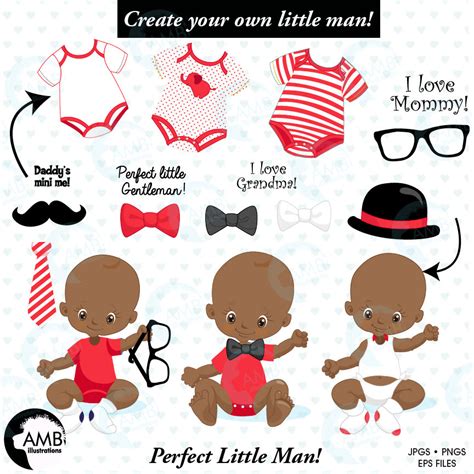 African American Baby Boy Birthday | AMBillustrations.com