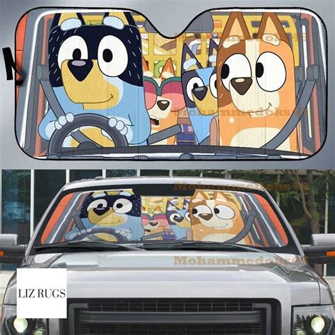 Buy Bluey Auto Sunshade Car Cartoon Auto Sunshade Car Sun Online In