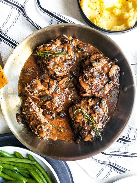 Hamburger Steaks With Mushroom Onion Gravy Asili Glam