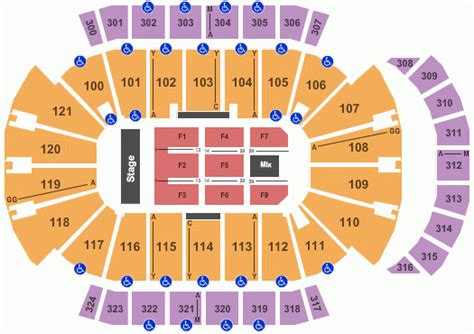 Vystar Veterans Memorial Arena Seats Jacksonville Arena Seating Chart