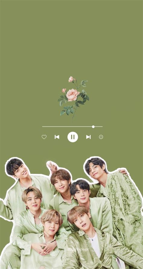 Bts Green Wallpapers Top Free Bts Green Backgrounds Wallpaperaccess