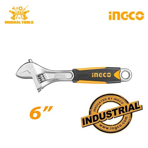 Ingco Adjustable wrench (6inch) - Mughal Tools House