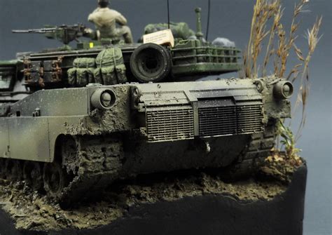 M1a1 Abrams diorama 'Inspirations' by Shi Zheng | Armorama™