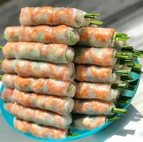 Vietnamese Goi Cuon Fresh Spring Rolls Vietnam Guiding