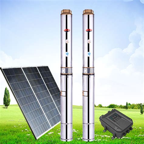 AC DC Solar Deep Well Pump Vertical Submersible Water Pumps Pump And