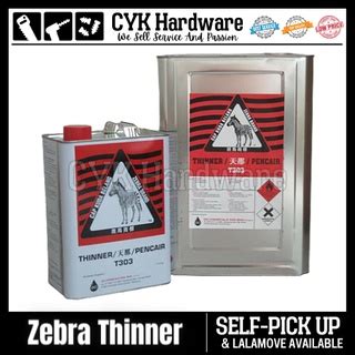 Zebra Thinner Solvent Thinner Turpentine 420ml 2 3kg 2 5kg 10kg