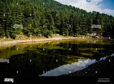 Dal lake, Dharamshala, with some water Stock Photo - Alamy