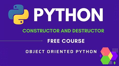 Python Oops Constructor And Destructor YouTube